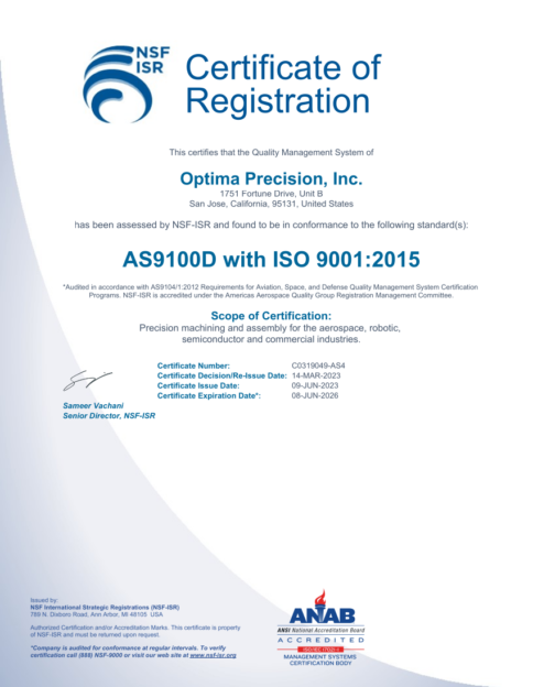 AS9100D - ISO9001:2015